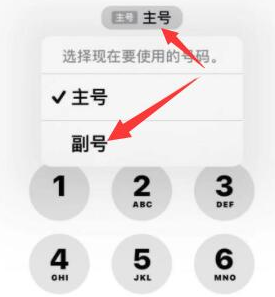 广宗苹果14维修店分享iPhone 14 Pro Max使用副卡打电话的方法 